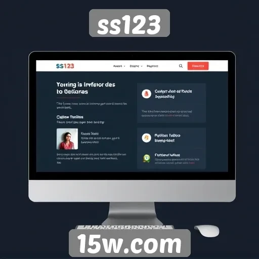 Avaliação da interface do usuário no site ss123