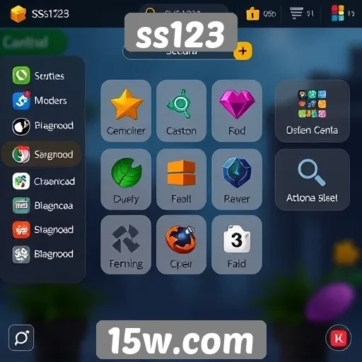 Explorando a interface do usuário no ss123